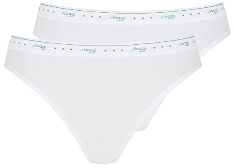 sloggi Donna 24/7 100 Tai 2P, Bianco, 42