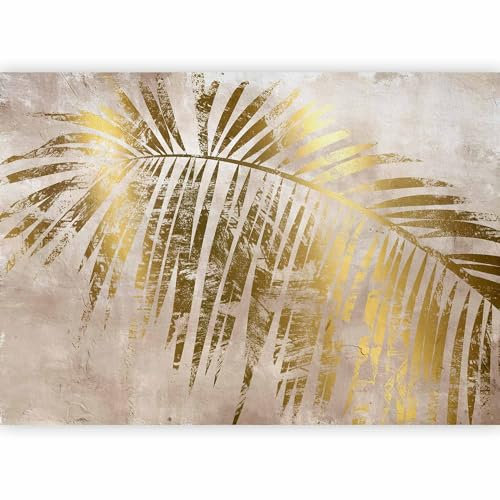 murando Fotomurales Palme 350x256 cm XXL Papel pintado tejido no tejido coración Pared corativos Murales morna Diseno Fotográfico Hojas Palma Hojas Naturaleza Aspecto concreto b-A-10279-a-a