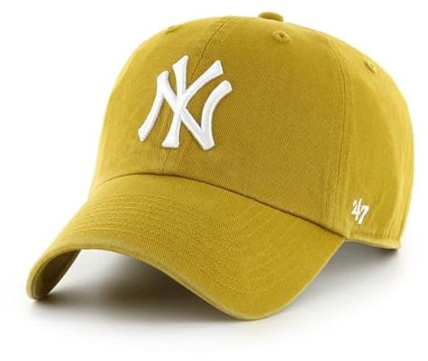 47 New York Yankees MLB Clean Up Golden Brown Adjustable Cap