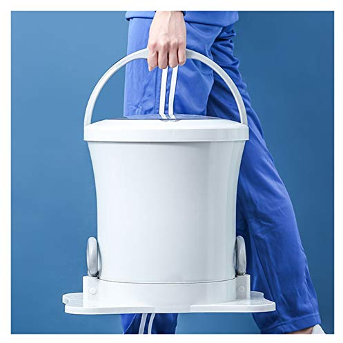 JMOUZHG Asciugatrice Portatile, centrifuga Manuale, estrattore d'Acqua Compatto, Asciugatura dei Vestiti per Appartamento, Non elettrica (White)
