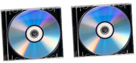 DOITOOL 2juegos Disco CD-r Virgen de Discos Grabables CD de Audio para Grabación Medios Imprimibles para Almacenamiento de Música y Datos con Estuche