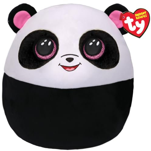 TY 39192 Panda - Squish-A-Boo - 14, weiß / schwarz