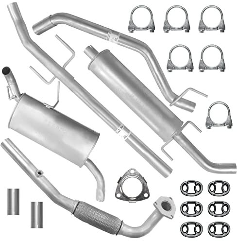 Ferroz Auspuffanlage Schalldämpferset Auspuff für Opel Signum Vectra C Kombi Caravan 1.8i
