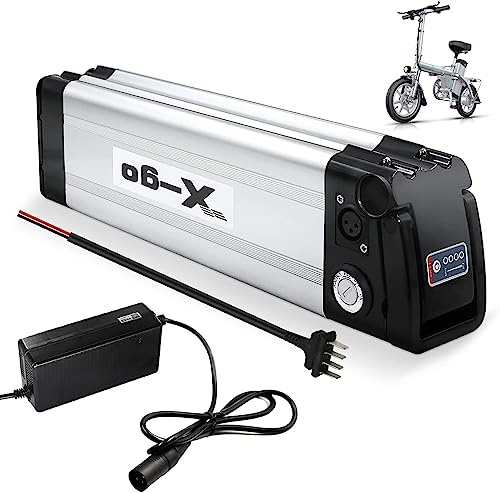 E-Bike Pedelec Battery for MiFa Rex Prophete Aldi Bike, Can Fit Phylion/XH370-10J with Charger, Suitable for Motors 250W 350W 500W 750W 1000W (48V 13AH 4Pin)