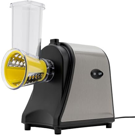 Rallador eléctrico de verduras, rallador de patatas, cortador de verduras, rallador de queso eléctrico, 1000 W, cinco para frutas y verduras