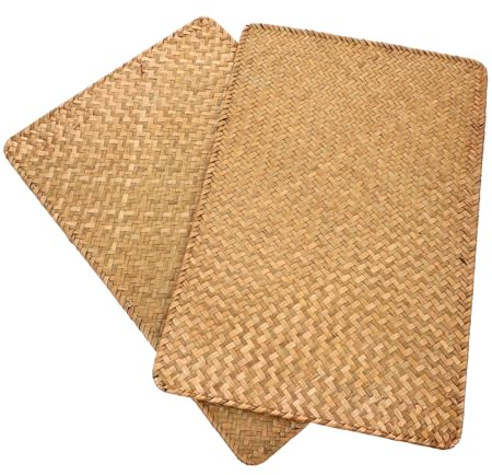 Gatuida Napperon De Table Tissé Rectangulaire, 2 Pièces, Napperon Tissé pour Table À Manger