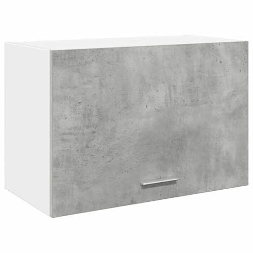 Tomostar Meuble Haut de Cuisine, Armoire Suspendue Cuisine Armoire Suspendue Lyon Gris béton 60x31x40 cm Aggloméré