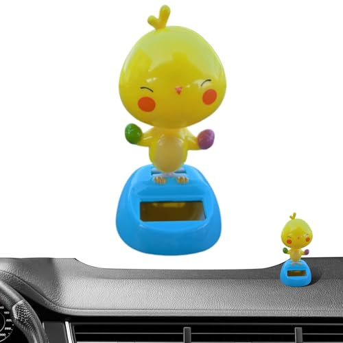 Nudorpn Figura solare oscillante solare per cruscotto auto, cruscotto a energia solare per decorazione di interni, decorazione per auto, casa e ufficio