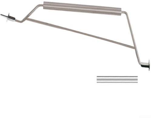 Brasero para mango de acero inoxidable portátil para Ranger de 15 pulgadas, accesorio de camping, cesta de fuego al aire libre, ayuda de transporte, plata, 38 cm