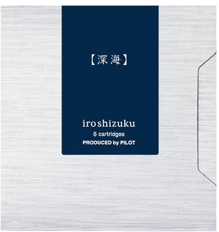 パイロット(Pilot) Pilot IRF6SSNK Iroshizuku Iroshizuku Lot de 6 cartouches pour stylo-plume 0,9 cc