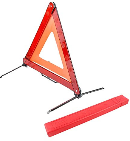 aghoer Warndreieck, Faltbarer Warndreieck Mit, Aufbewahrungsbox Warndreieck Kfz, Mit, Für Warnschilder, die im Falle Eines Vorübergehenden Stopps Oder Einer Fahrzeugpanne Angezeigt Werden