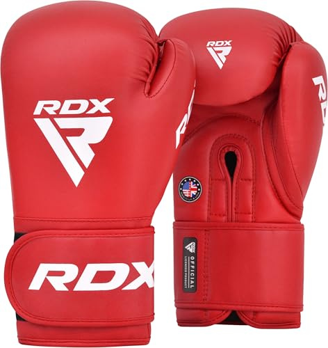 RDX Guantes de Boxeo AS2 Amateur Competition - Rojo 10 oz