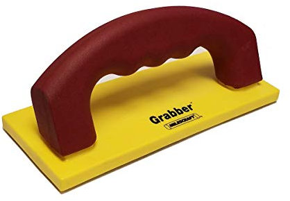 Milescraft Grabber 3403 Grabber Bloc poussoir pour scies de table, tables de défonceuse, scies à ruban et joints, jaune/rouge