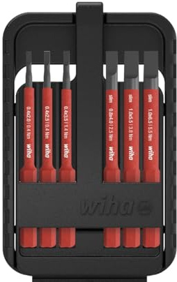 Wiha – Elskruvmejsel med LiftUp-laddare – SB 2831B001 SlimBit-box