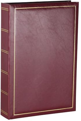 Classic Fotoalbum Fotobox Einsteck Foto Memo Album Buchalbum: Farbe: Rot | Format: 300 Fotoalbum