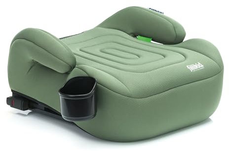 Fillikid Kinder Sitzerhöhung mit Isofix i-size Exklusiv | Auto Kinder Sitzerhöhung mit verlängerbarer Isofix | Kinder Sitzerhöhung Auto (126-150cm) | inkl. Flaschenhalter