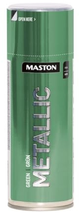 Maston Spray Paint Metallic Gloss Green 400ml