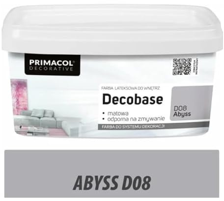 TRANS - PAL Primacol POLARIS Textured Paint for Interior Feature Walls, 1L, Decorative & Decobase Option (Decobase Paint D08 Abyss 1L)