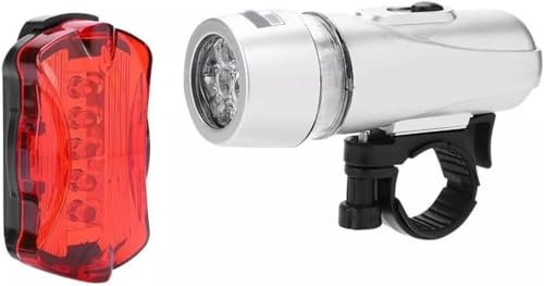 Dunnet Tools Bike Lights Set Super Bright Road Safety & Easy Mount Led Bicycle Lights, Cycling Bike Light Bike Accessories Bike Lights Front And Back Battery Powered