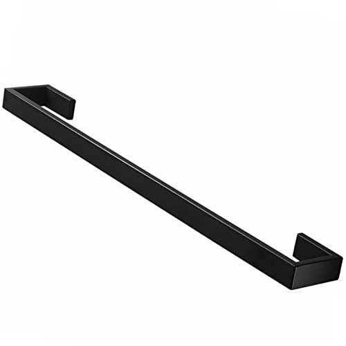 Portasciugamani da bagno nero opaco 60 cm in acciaio inox montaggio a parete singolo portasciugamani stand portasciugamani porta asciugamani per bagno