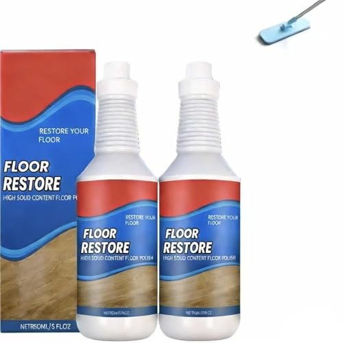 2PC Floor Restore, 150ml Wood Floor Restore Polishing, Hardwood Floors Scratch Cover Spray, For Laminate, Slate, Terracotta & More