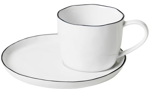 broste Copenhagen Salt Tasse mit Untertasse L 0,15 l