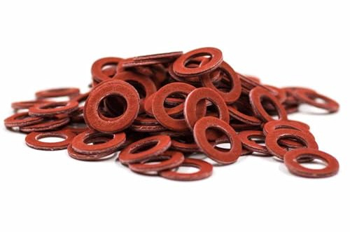Junta Plana de Vulkanita 1/2 Pulgada (18.5 x 11 x 2 mm) – Lote de 100 – Hasta 110 °C