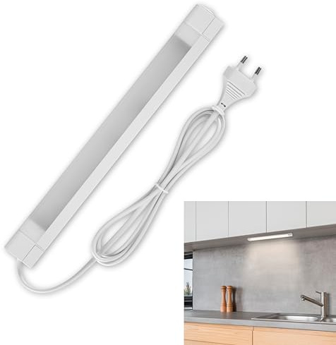 REV Inbyggd lampa kök LED Z300 – skåpbelysning 30 cm, 20 000 h, LED-list 4 W, 340 lm, 3 000 K, vit
