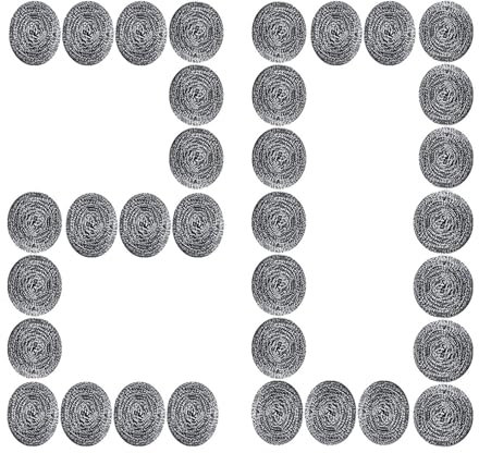 20 Stück Stahlwolle Spüler Reinigungsschwamm,Topfkratzer aus Edelstahl Drahtkugel Bürste Topfreiniger,Scheuerschwamm Hilft beim Entfernen von Schmutz zum Reinigen von Töpfen Pfannen und Geschirr