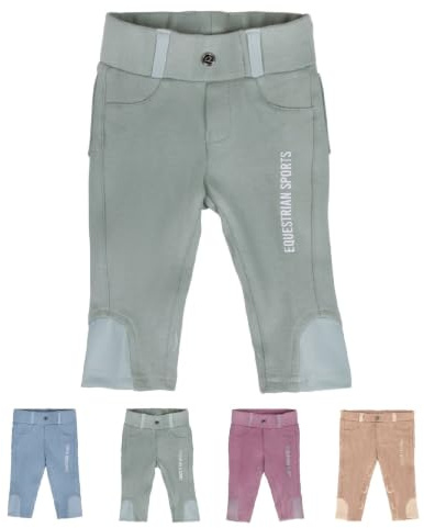 netproshop Baby und Kinder Reithose Bobby Vollbesatz Gr. 56-104, Kindergroesse:92, Farbe:Pistachio