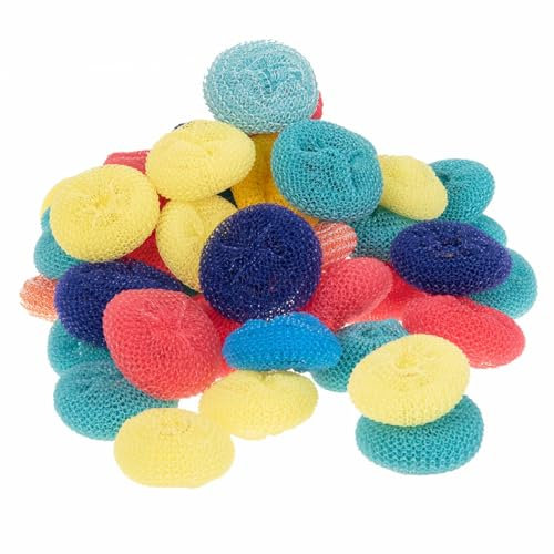 SIDCO Topfreiniger 50 x Topfkratzer Kunststoff Scheuerschwamm Topfschwamm Spülschwamm