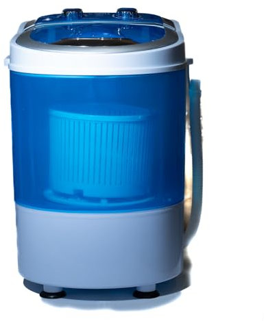 LVTETIA Mini Machine à laver 3kg de 240W Portable avec Fonction Essorage, Petite taille Compact, Capacité de charge 3 kg Idéal pour Étudiant, Camping, Camping Car, Petite salle de bain, Voyage