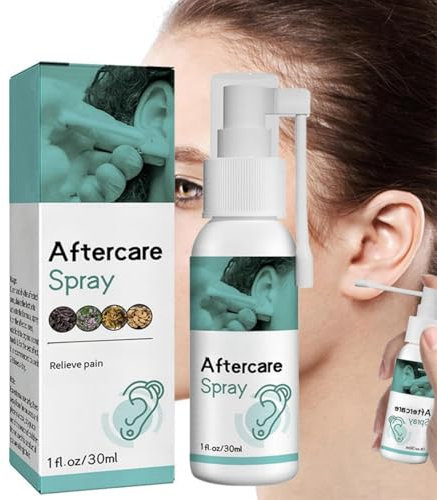 Aftercare Spray,Saline Spray,Sterile Saline Spray,Saline Solution Spray,Cleaning Aftercare Fluid For Ear,Aftercare Fluid Cleaner,Soothing Mist,Suitable For Ears, Nose, Tongue, Navel,Ear Care Mist