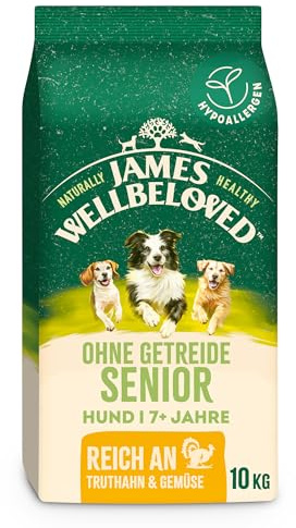 James Wellbeloved Dog Senior Hypoallergenic Dry Food Grain Free Turkey 10 kg