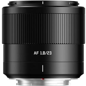 TTArtisan 23mm F1.8 Metal Bodied Manual Lens Compatible with Fuji X Mount - Black