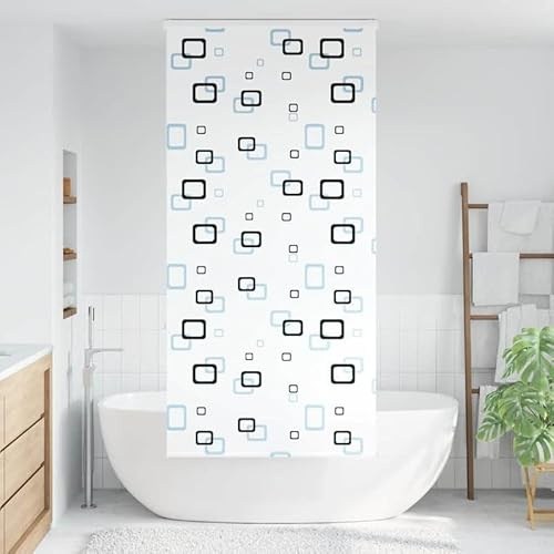 Tenda a rullo per finestra con cassetta 110 x 240 cm (larghezza tessuto 106 cm) in PEVA, impermeabile, facile da pulire, perfetta per bagno e doccia