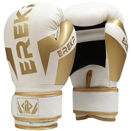 Gralara Guantes de Sparring, Vendas para Manos, para Saco de Boxeo, Guantes de MMA para Niños Y Adultos, 20x12cm