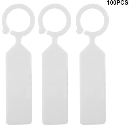 100 Pcs Ramo di Plastica Etichette Marcatori per Semenzaio Albero Pianta Impermeabile Tag Spessa Plastica Giardino Appeso Etichette Nursery Seedling Marker