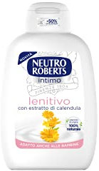 Neutro Roberts, Detergente Intimo Lenitivo, Detergente per l'Igiene Intima con Calendula, 100% Naturale - Ideale per Prurito e Bruciore, Per Donne e Bambini - Clinicamente Testato - Flaconi da 200 ml
