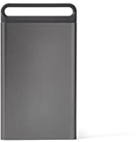 Lexon Nomaday Card - Custodia per 15 biglietti da visita, grigio metallizzato, petit