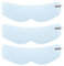 X AUTOHAUX 3pcs 8.86x2.56 Motorcycle Helmet Anti Fog Film Lens Sticker