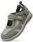 FitVille Extra Weit Senioren Sandalen Damen Mary Janes Flach Bequem Damenschuhe Grau gr.40 EU X-Weit