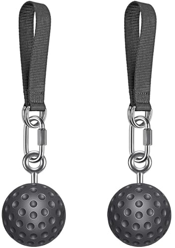 SELEWARE Non-Slip Pull Up Power Balls, Rock Climbing Grips for Strength Training, Forearm and Hand Exerciser for Chin Up Bar, Kettlebell, Barbell, Resistance Band Handles, Home Gym Workout Equipment