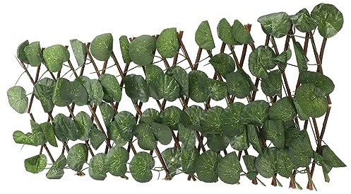 Plante de Haie Topiaire Artificielle, Décoration Murale, Haies Artificielles Extensibles pour Patio (Feuille de bégonia)