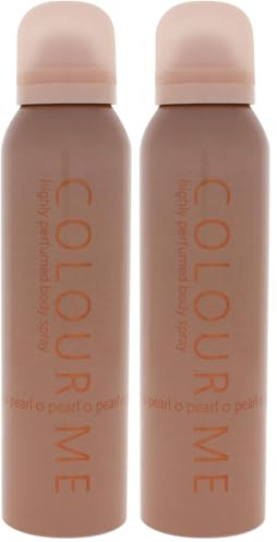 Milton-Lloyd Colour Me Highly Perfumed Body Spray, Pearl 150 ML (Lot de 2)