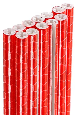 sourcing map 72pcs Bike Reflective Spoke Skins 0.2 Plastic Bicycle Spoke Reflectors Spoke Covers Trim Wrap Wheel 360°Visibility for Road Mountain Bike Motorcycles Decoration, Red