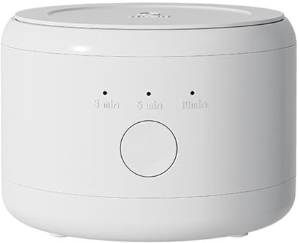 Dispositivo de limpieza ultrasónica 50000 Hz, 20 W, retenedor, alineador y limpiador de joyas, 160 ml con limpieza UV, limpieza de 5 minutos para dentaduras postizas, protector bucal y relojes