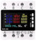 BuyWeek Tuya Stromzähler 3 Phasen Smartmeter 80A 220VAC Multifunktions-Stromzähler Digitaler Stromzähler Ausschaltspeicher/Übertemperaturschutz/Überspannungsschutz/Überstromschutz grau-weiß KWS-306WF