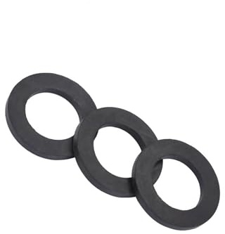 Omquot Kit de Repuesto de Goma con Anillo de Arandela, 12 Uds., para Sellar Grifos de Tuberías de Agua, para Proyectos de Bricolaje (1 pulgada)