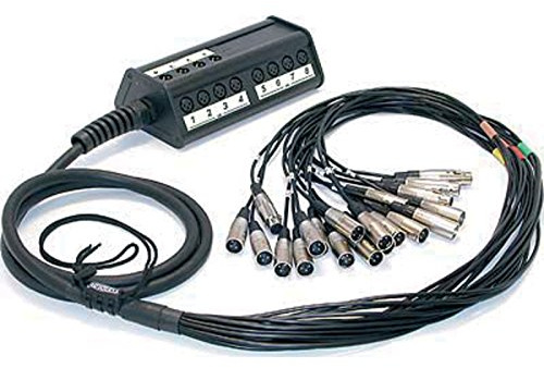 CORDIAL - Stage Box 12 entradas 4 salidas XLR Cable 30 m